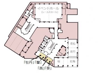 新大阪ワシントンホテルプラザ　宴会場　葵 / 茜 / 蘭 / 牡丹