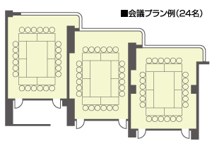 「いちょう・うめ・さくらそう」