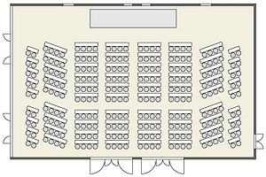 千里阪急ホテル 宴会場 「仙寿(全)」